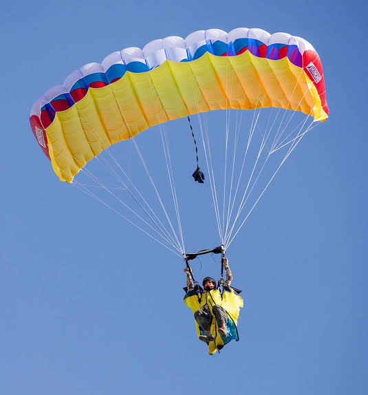 Sky diving